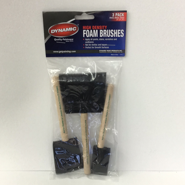 Foam Brush 3pk
