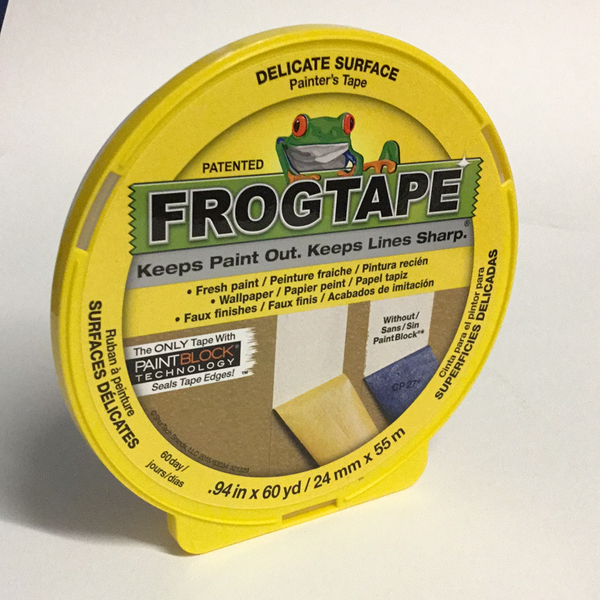 Frog Tape Delicate Painter's Tape - Yellow 0.94 in. x 60 yd