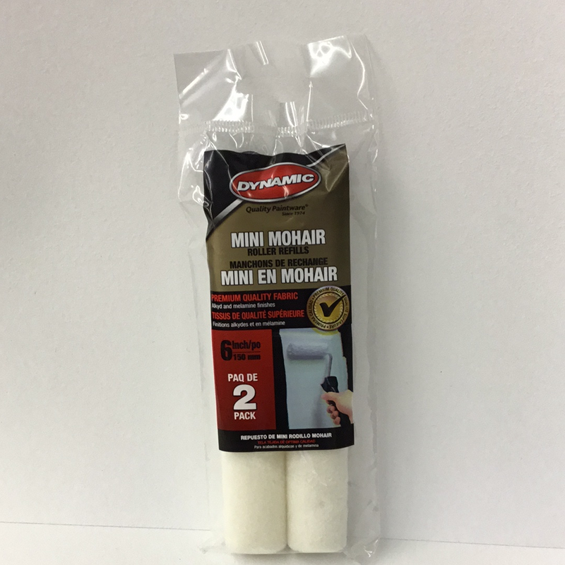 Dynamic Mini Mohair Roller Refill 6" 2pk
