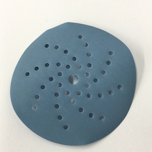Siaflex Round Blue w/Holes 400 Grit 125x10mm