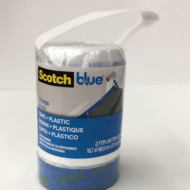 3M Pretaped Painter Plastic 24"x30yd