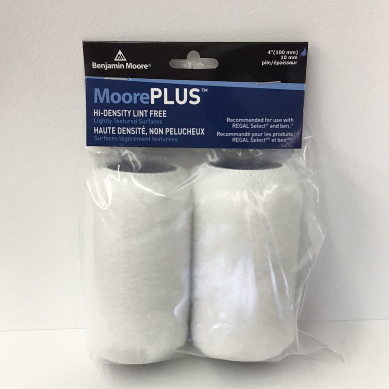 Moore Plus Lint Free 4" Roller 2pk 10mm