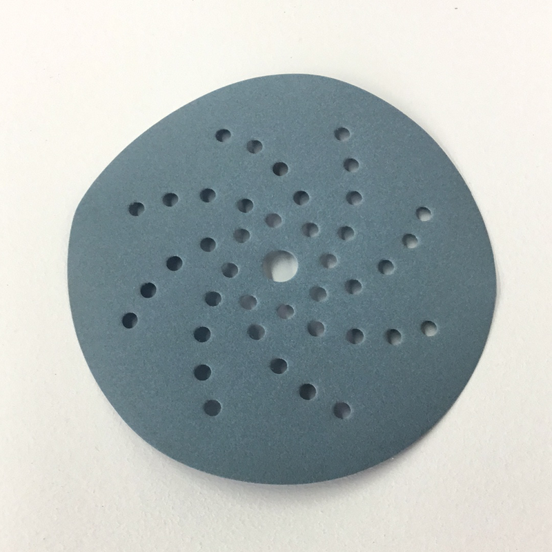 Siaflex Round Blue w/Holes 220 Grit 125x10mm