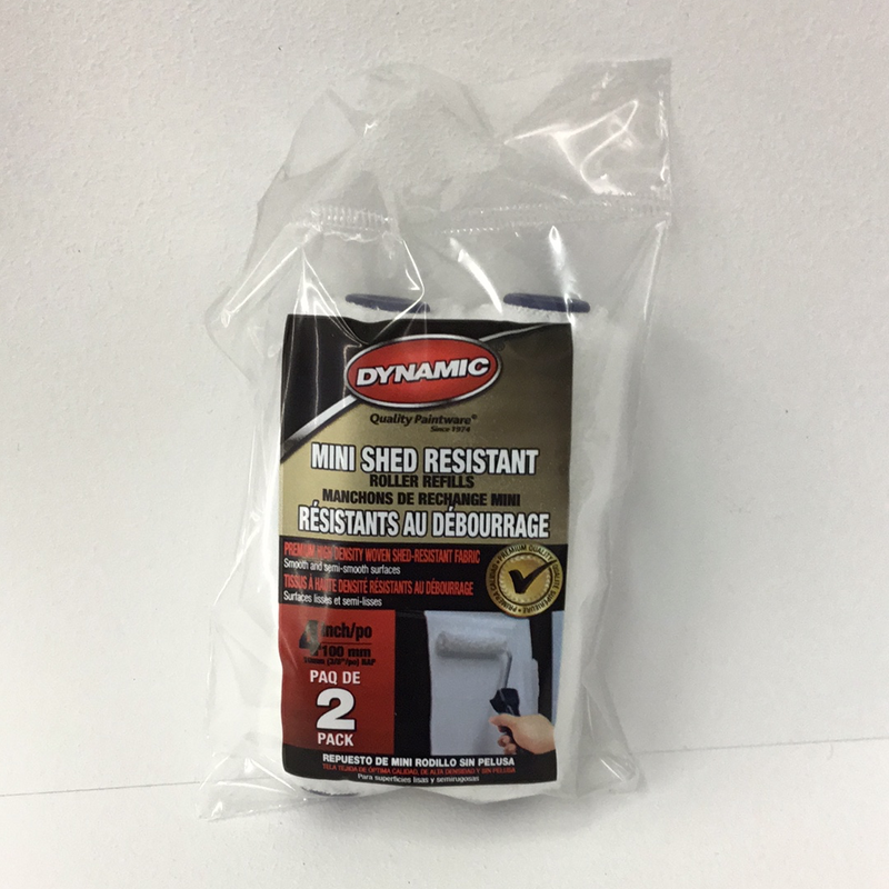 Dynamic Shed Resistant Roller Refill 2pk 4"