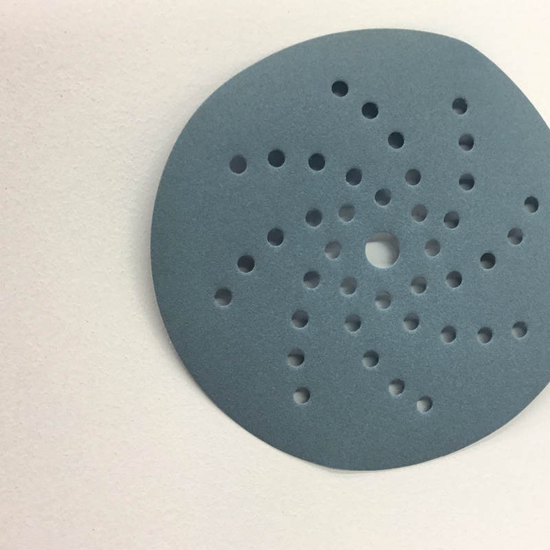 Siaflex Round Blue w/Holes 220 Grit 125x10mm