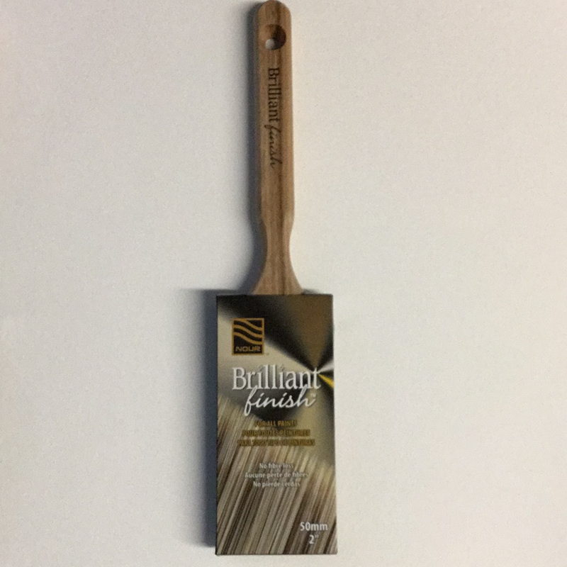 Brilliant Finish Poly Straight Brush 50mm