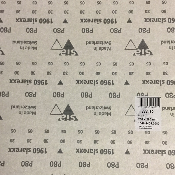 Siarexx Sandpaper 80 grit Single Sheet