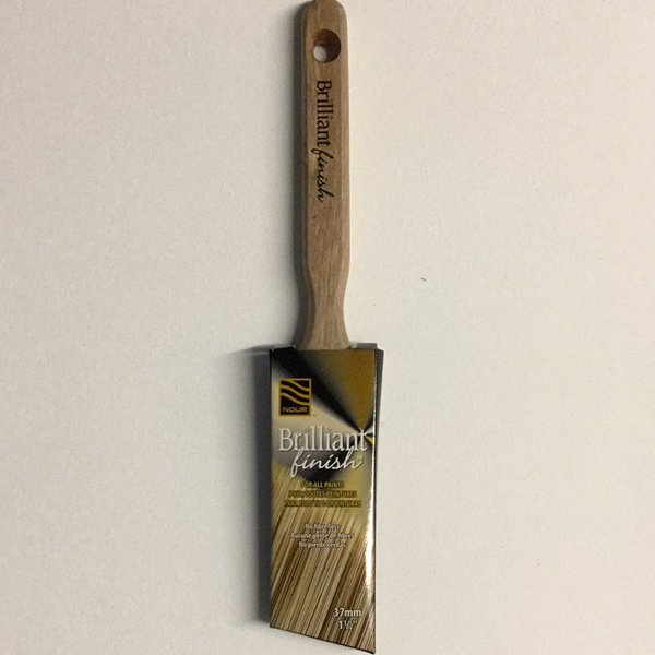 Brilliant Finish Poly Angled Brush 37mm