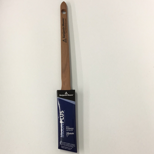 Moore Plus Nylon/Poly Rat Tail Brush 1"