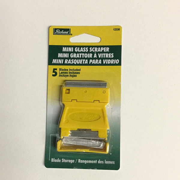 Mini Glass Scraper w/5 Blades