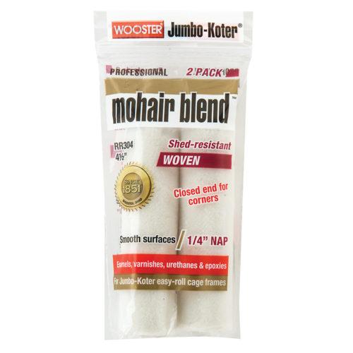 Wooster Mohair Blend Roller 1/4 in. x 4-1/2 in. 2 pk